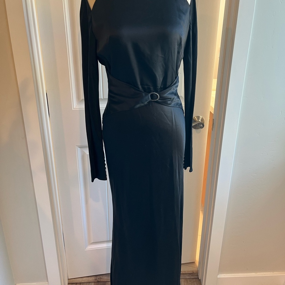 Chloe Elegant Black Evening Dress